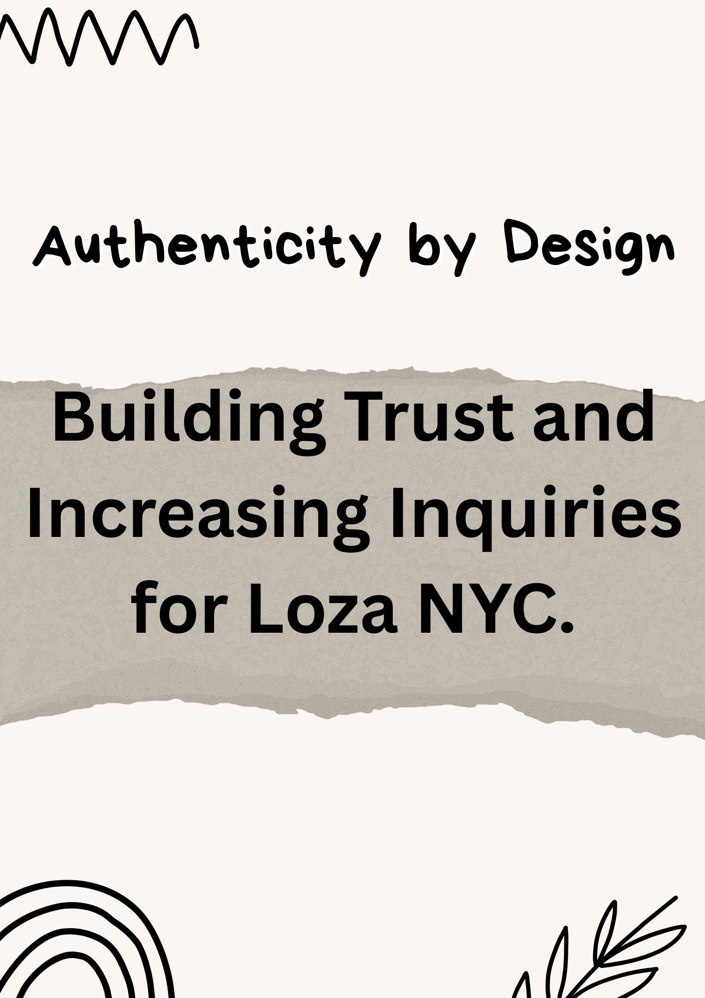 Building Trust and Increasing Inquiries for Loza NYC.